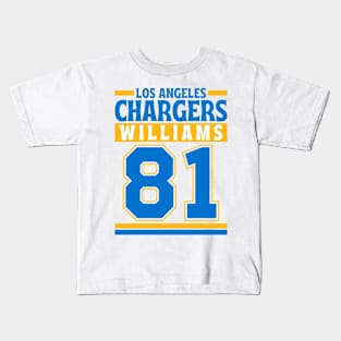 Los Angeles Chargers Williams 81 Edition 3 Kids T-Shirt